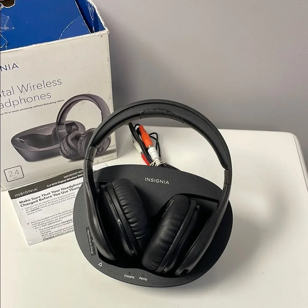 Black Over-Ear Wireless Headset